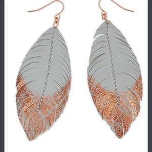 Light as a feather earrings